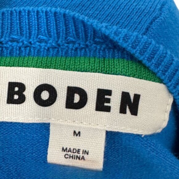 Boden Catriona Cotton Cardigan | Medium | Brilliant Blue - Picture 5 of 8